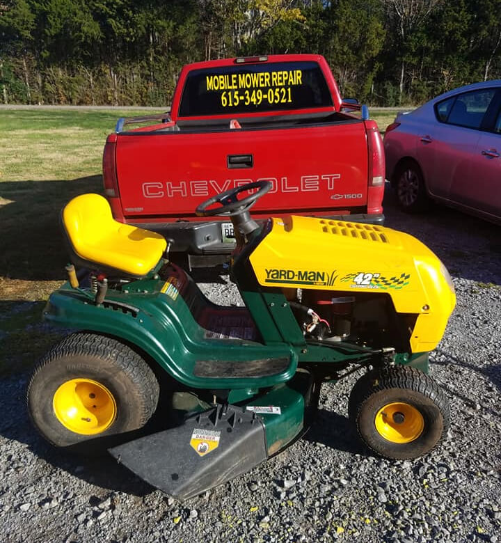 Riding mower repair discount service near me